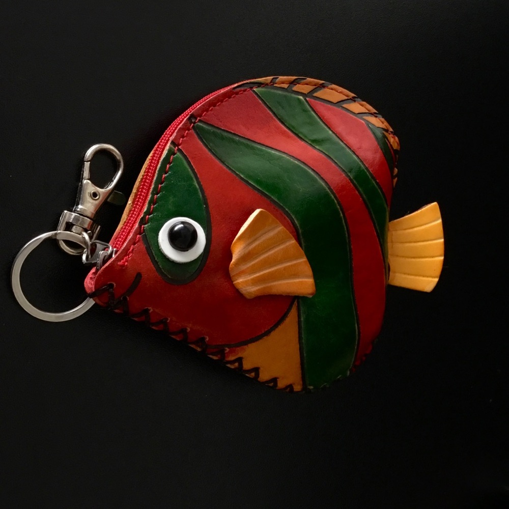 🐨HANDMADE LEATHER ZIP MINI BAGS🦉 - Picture 6 of 8